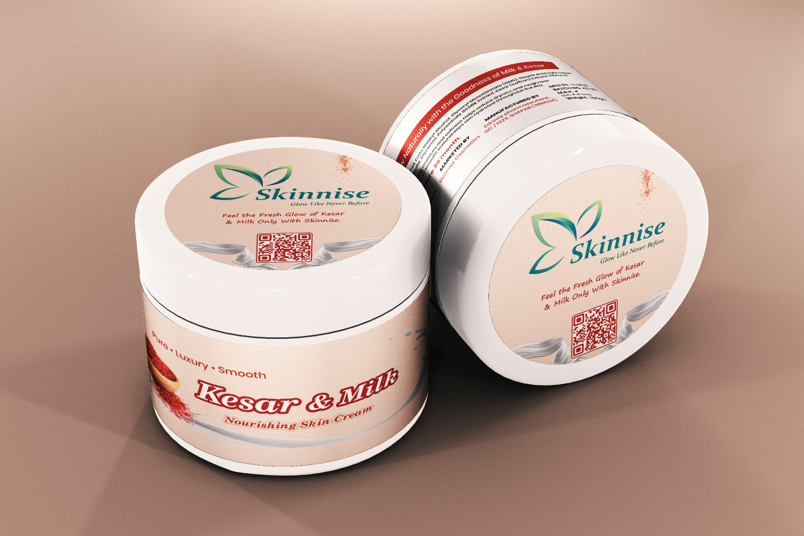 Kesar and milk moisturizing cream
