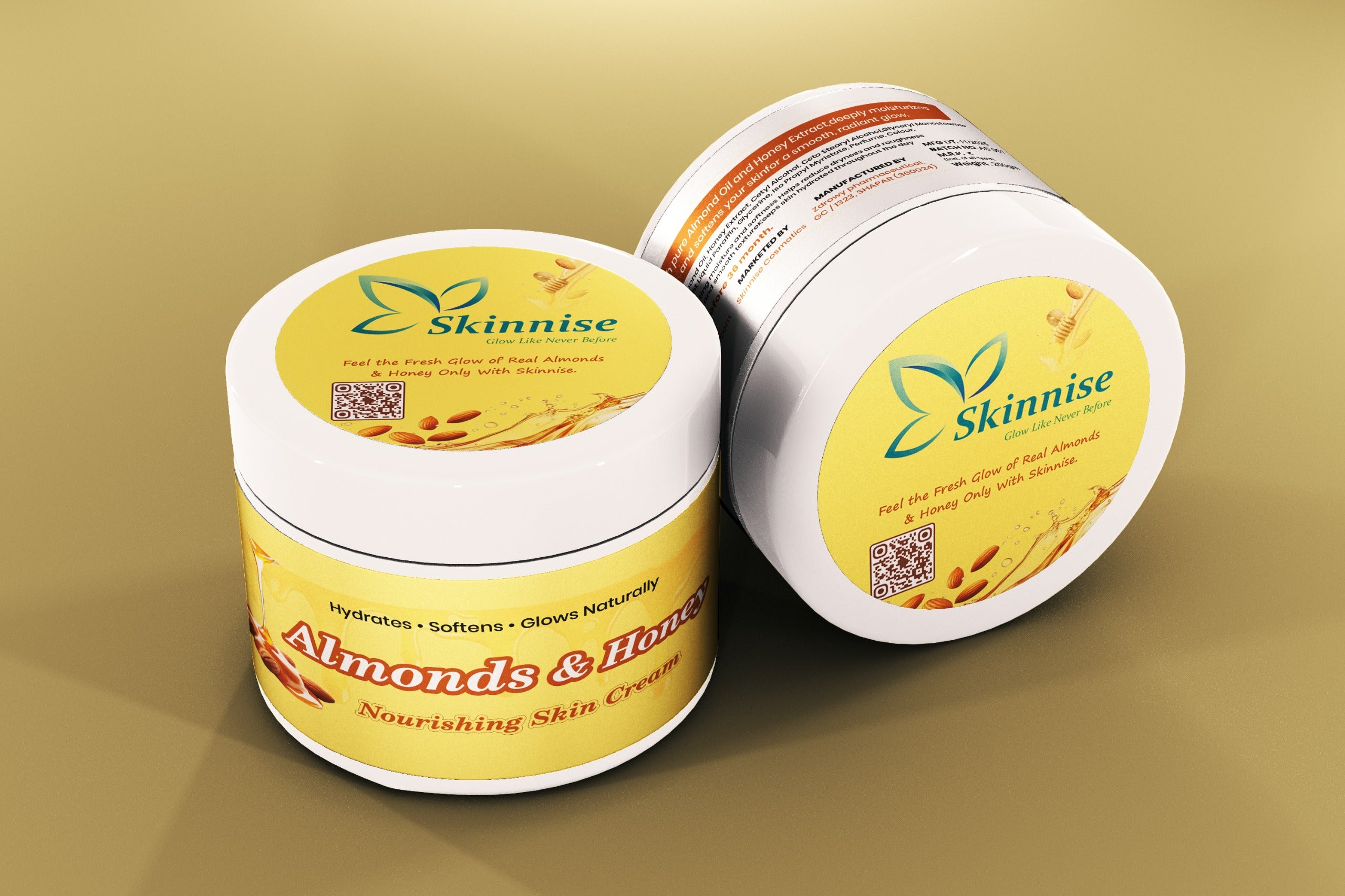 Almonds and Honey Moisturizing Cream